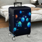 1-Piece Solar System Universe Planet Galaxy Astronomical Space  Suitcase Luggage Cover, Stretch Protective Sleeve