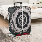 1-Piece Meditation Cosmic Vortex Storm Abstract Artistic  Suitcase Luggage Cover, Stretch Protective Sleeve