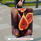 1-Piece Fruit Fig Artistic Vibrant Fresh Juicy  Suitcase Luggage Cover, Stretch Protective Sleeve