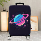 1-Piece Space Planet Star Galaxy Cosmic Astronaut  Suitcase Luggage Cover, Stretch Protective Sleeve