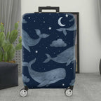 1-Piece Whale Moon Star Cloud Ocean  Suitcase Luggage Cover, Stretch Protective Sleeve