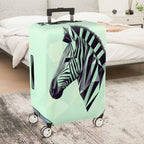 1-Piece Geometric Zebra Animal Pattern  Suitcase Luggage Cover, Stretch Protective Sleeve