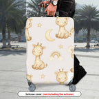 1-Piece Cute  Animal Star Moon Rainbow  Suitcase Luggage Cover, Stretch Protective Sleeve