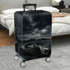 1-Piece Dark Sky Sports Car Mountain Road Stylish  Suitcase Luggage Cover, Stretch Protective Sleeve