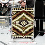 1-Piece Geometric Ethnic Tribal Southwestern Aztec  Suitcase Luggage Cover, Stretch Protective Sleeve