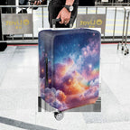 1-Piece Galaxy Stars Clouds Nebula Cosmic Space  Suitcase Luggage Cover, Stretch Protective Sleeve