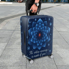 1-Piece Cosmic Mandala Galaxy Star Universe  Suitcase Luggage Cover, Stretch Protective Sleeve