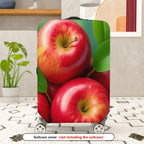 1-Piece Apple Leaf Fresh Nature Art Fruit Green  Suitcase Luggage Cover, Stretch Protective Sleeve