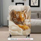 1-Piece Animal Tiger Rabbit Cozy Cute Stylish Warm  Suitcase Luggage Cover, Stretch Protective Sleeve