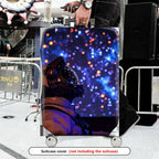 1-Piece Astronaut Galaxy Space Stars Cosmic Adventure  Suitcase Luggage Cover, Stretch Protective Sleeve