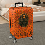 1-Piece Sun Moon Star Cosmic Astral Mystical  Suitcase Luggage Cover, Stretch Protective Sleeve