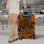 1-Piece Spiral Star Cosmic Galaxy Universe Space  Suitcase Luggage Cover, Stretch Protective Sleeve