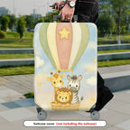 1-Piece Animal Hot Air Balloon Star Cloud Sky  Suitcase Luggage Cover, Stretch Protective Sleeve