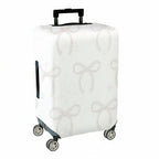 1-Piece Elegant Bow Knot Pattern Neutral Tone Simple Style Chic Look  Suitcase Luggage Cover, Stretch Protective Sleeve