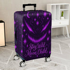 1-Piece Cosmic Moon Stars Mysterious Wild Child  Suitcase Luggage Cover, Stretch Protective Sleeve