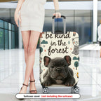 1-Piece Animal Forest Nature Dog  Suitcase Luggage Cover, Stretch Protective Sleeve