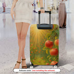 1-Piece Apple Orchard Sunset Nature Harvest Fruit Sun  Suitcase Luggage Cover, Stretch Protective Sleeve