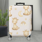 1-Piece Cute  Animal Star Moon Rainbow  Suitcase Luggage Cover, Stretch Protective Sleeve